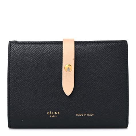 celine strap medium multifunction in cloud grained calfskin|MEDIUM STRAP WALLET IN GRAINED CALFSKIN .